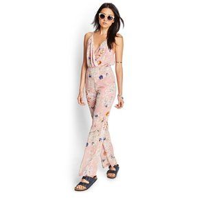 NWT Forever 21 Floral Retro Jumpsuit